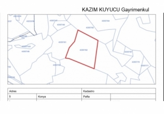 Sarayköyde Konya Beyşehir Çevre Yoluna Yakın Satıık Tarla