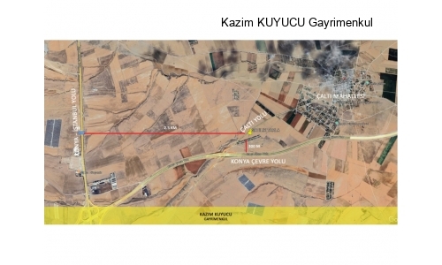 Çaltı yoluna cephe ve Çevre yoluna yakın Müstakil Tarla